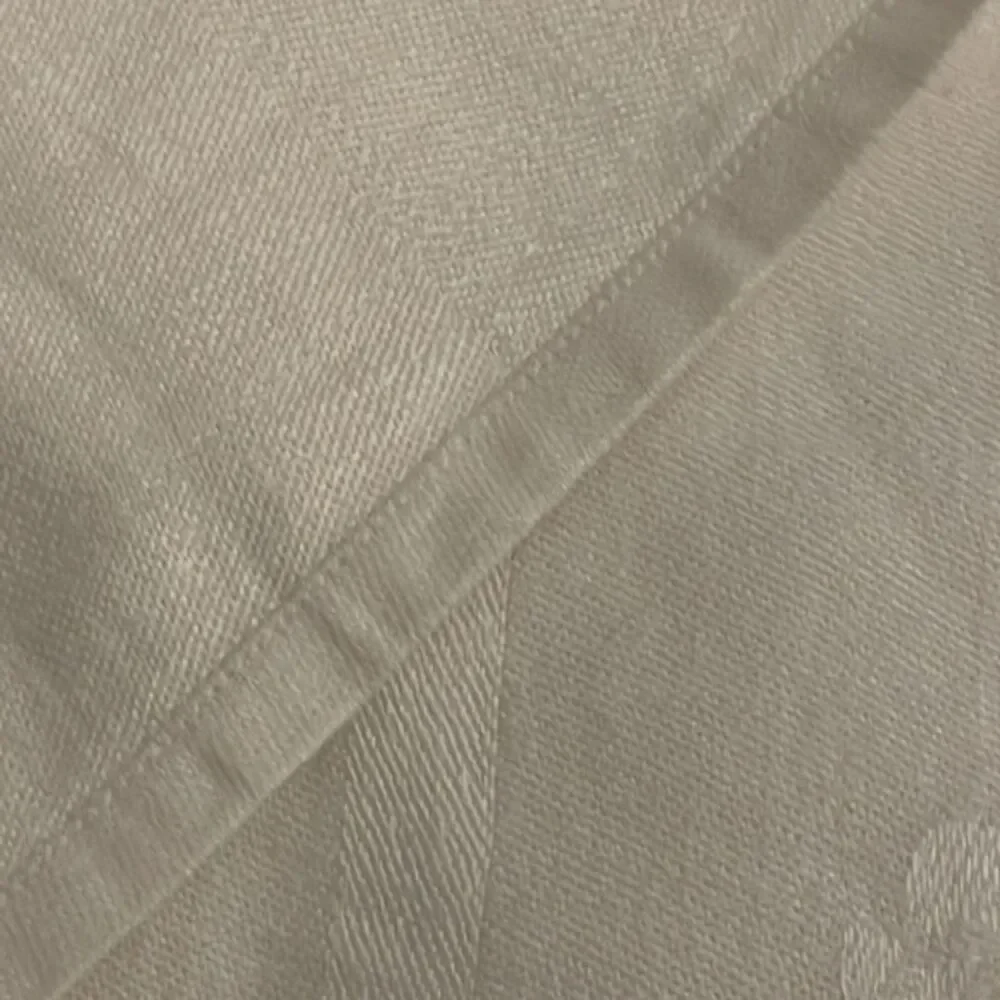 White Tablecloth Cotton Damask Formal Rectangle 69X64 Inches Holiday Tablescape